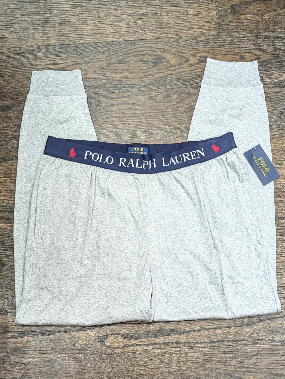 🔥LAST NWT MENS POLO RALPH LAUREN LOUNGE JOGGER PANTS Logo Waist Band Medium